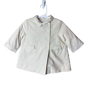 Bonpoint Corduroy Ivory Jacket 12M
